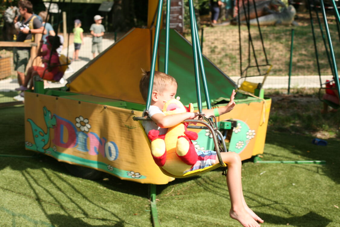 Dino carousel in Styrassic Park