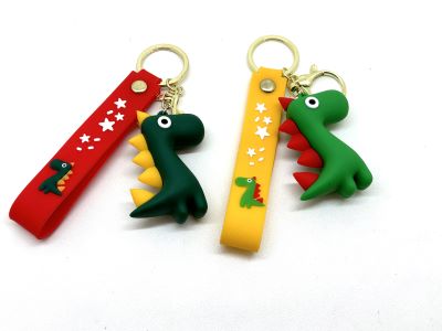 Image of T-Rex rubber keychain