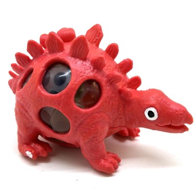 Quetsch-Stegosaurus-Ball mit Glitterbällchen